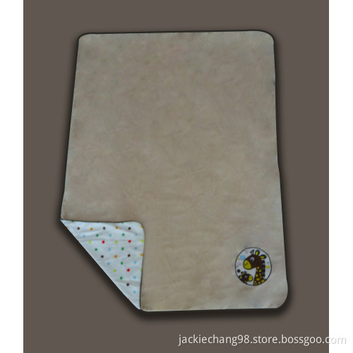 Solid Color Micro Mink Baby Blanket